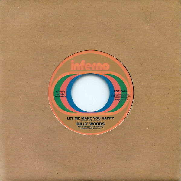 Billy Woods (2) / The Decisions : Let Me Make You Happy / I Can't Forget About You (7")