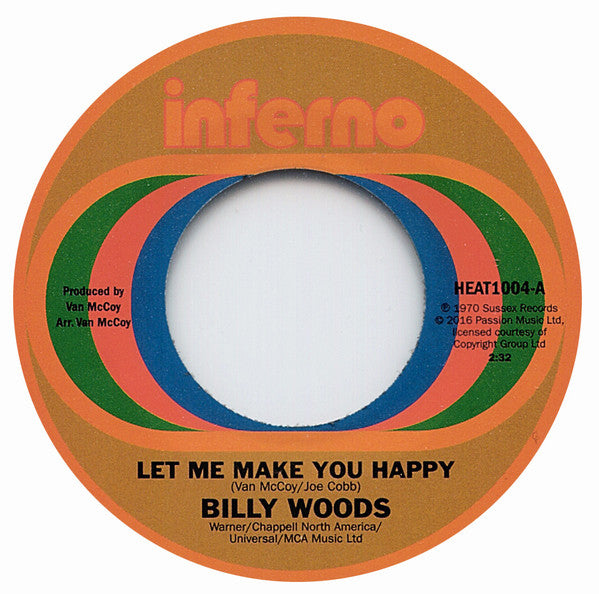 Billy Woods (2) / The Decisions : Let Me Make You Happy / I Can't Forget About You (7")