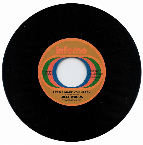 Billy Woods (2) / The Decisions : Let Me Make You Happy / I Can't Forget About You (7")