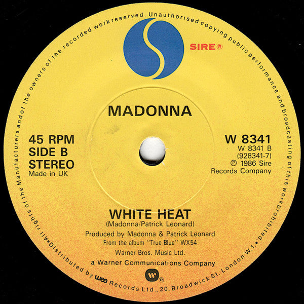 Madonna : Who's That Girl (7", Single, Yel)