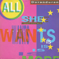 Duran Duran : All She Wants Is (Euro Dub Mix) (12")