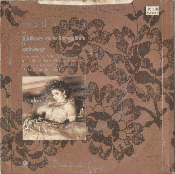 Madonna : Like A Virgin / Stay (7", Single, Pap)