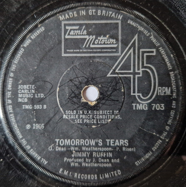 Jimmy Ruffin : I've Passed This Way Before (7", Single, Mono, RE, Sol)