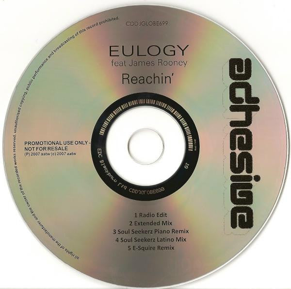 Eulogy (2) Feat. James Rooney : Reachin' (CD, Promo)