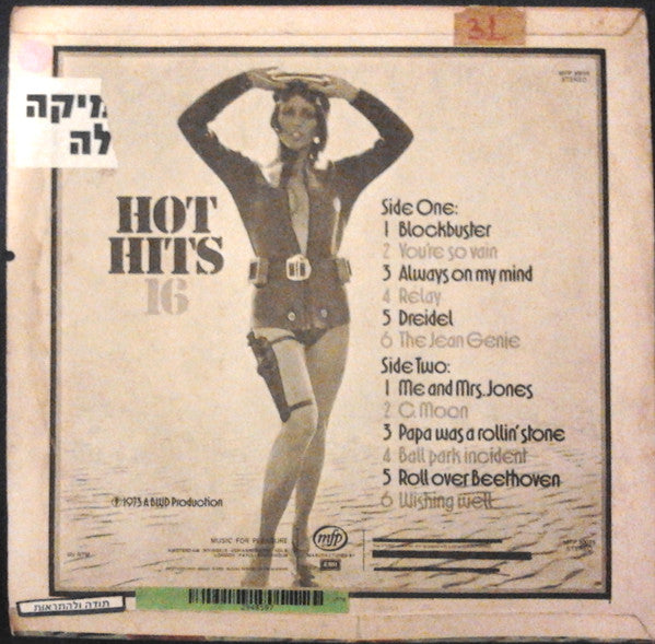 Unknown Artist : Hot Hits 16 (LP)