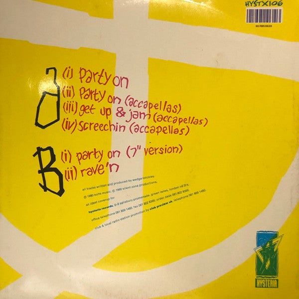 System X (4) : Party On (12")