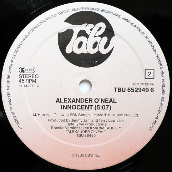 Alexander O'Neal : Fake 88 (House Mix) (12", Maxi)