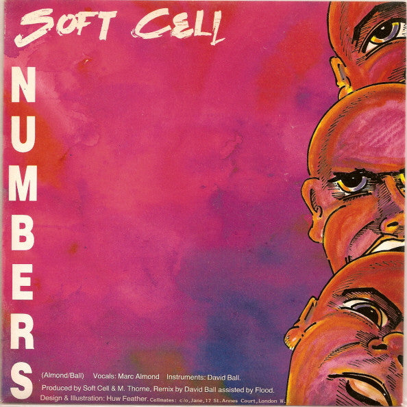 Soft Cell : Numbers / Barriers (7", Single, Pap)
