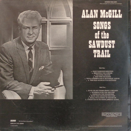 Alan McGill : Songs Of The Sawdust Trail (LP)