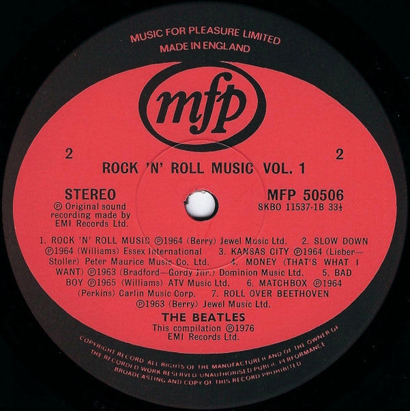 The Beatles : Rock 'N' Roll Music Vol. 1 (LP, Comp)