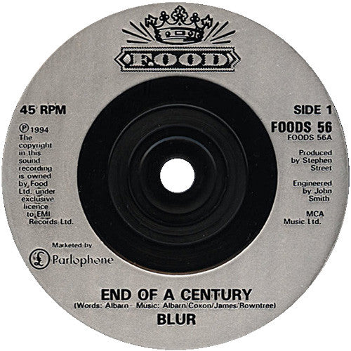 Blur : End Of A Century (7", Single, Num)