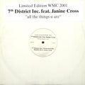 7th District Inc. Feat. Janine Cross : All The Things U Are (12", Ltd)