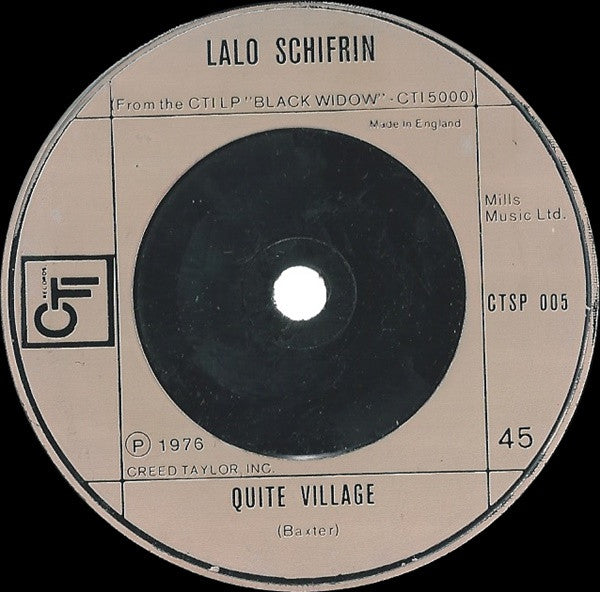 Lalo Schifrin : Jaws (7", Single, M/Print)