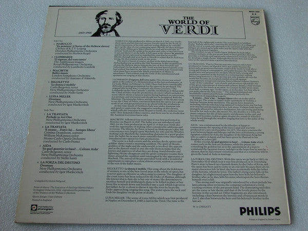 Various : The World Of Verdi (LP, Album)