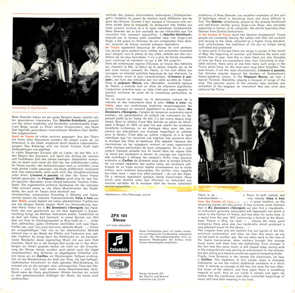 Various : Vom Säntis Zum Matterhorn (LP, Comp)