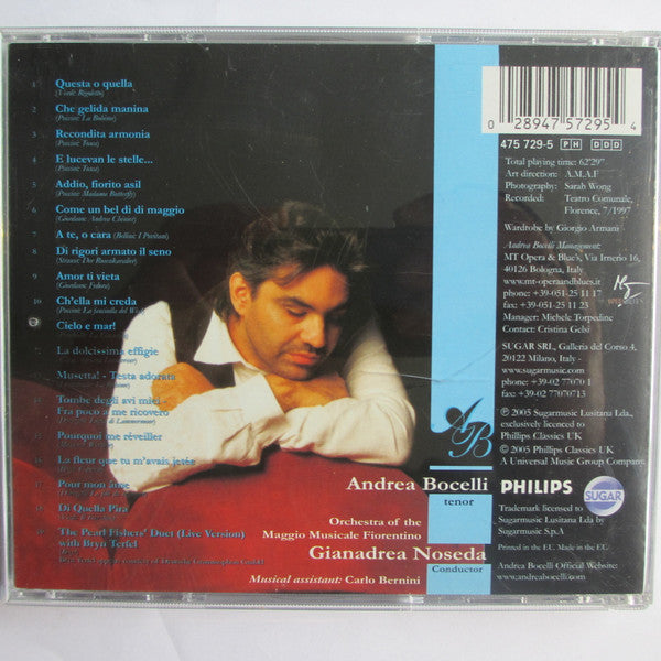 Andrea Bocelli : Aria - The Opera Album (CD, Album, RE)