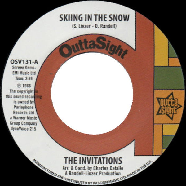 The Invitations : Skiing In The Snow (7", Single)