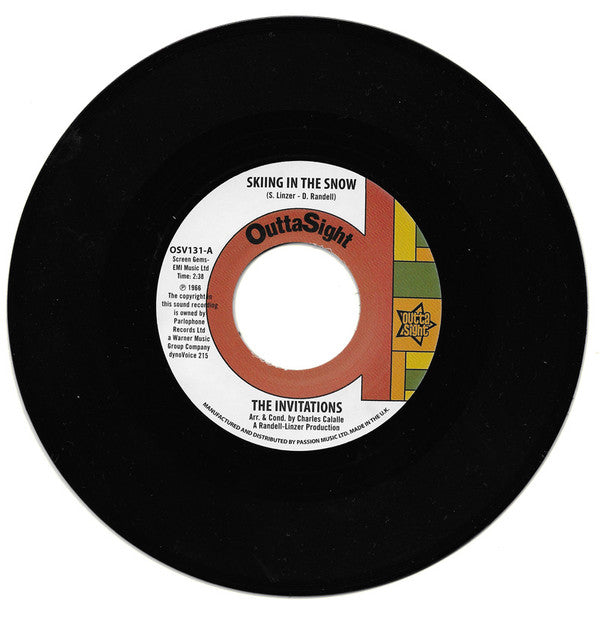 The Invitations : Skiing In The Snow (7", Single)