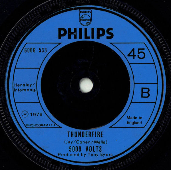 5000 Volts : Doctor Kiss - Kiss (7", Single, Blu)