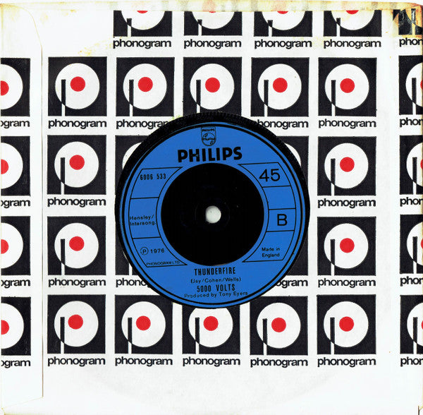 5000 Volts : Doctor Kiss - Kiss (7", Single, Blu)
