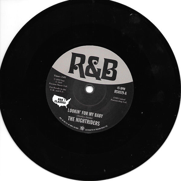 The Nite Riders / The Fabulous Playboys : Lookin' For My Baby / Honkey Tonk Woman (7")