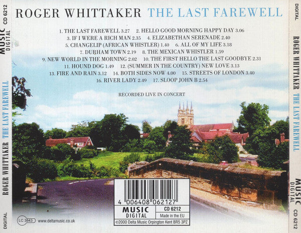 Roger Whittaker : The Last Farewell (CD, Album)