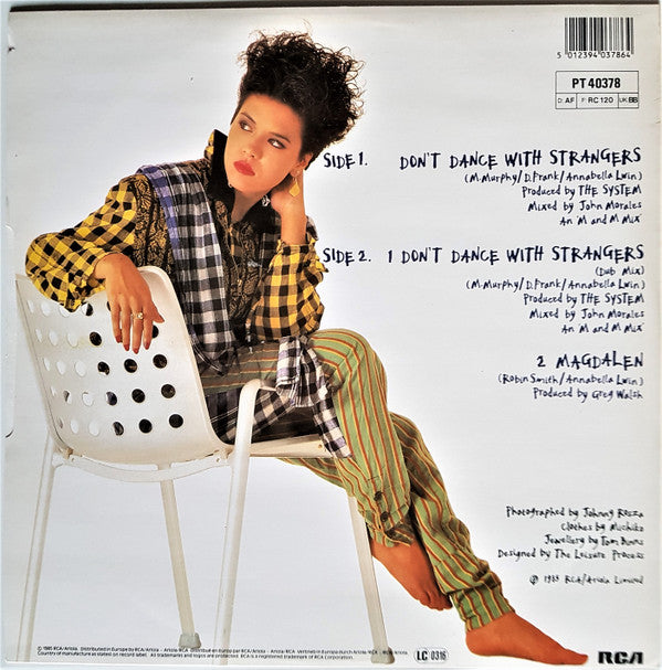Annabella Lwin : Don't Dance With Strangers (12", Single)
