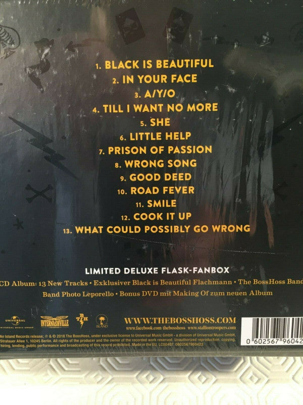 The BossHoss : Black Is Beautiful  (CD, Album + DVD + Dlx, Ltd, Fla)