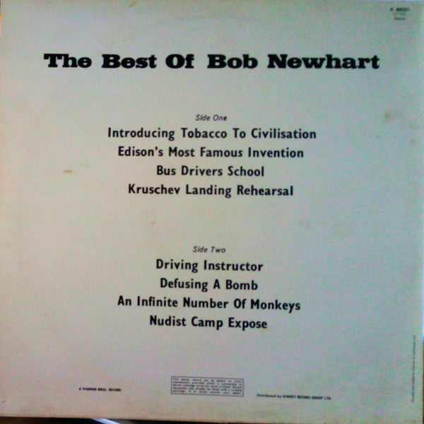 Bob Newhart : The Best Of Bob Newhart (LP, Comp)