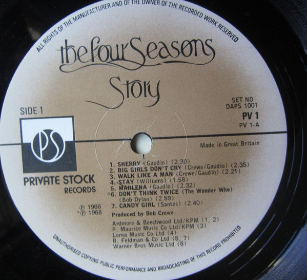 The Four Seasons : The Four Seasons Story (2xLP, Comp, Gat)