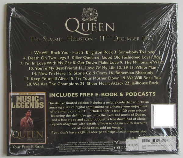 Queen : News of the World In Concert - The Legendary Broadcast (CD, Ltd, Unofficial, Dig)