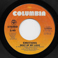 The Emotions : Best Of My Love (7", Single, Styrene, San)