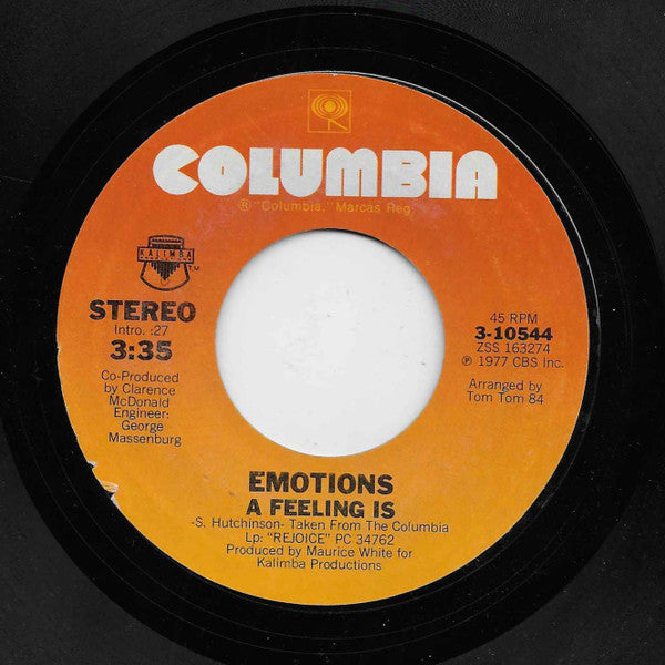 The Emotions : Best Of My Love (7", Single, Styrene, San)
