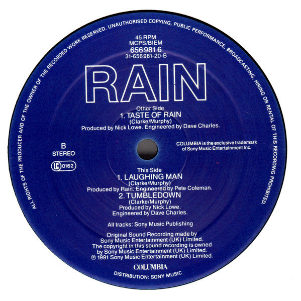 Rain (5) : Taste Of Rain (12", Single)