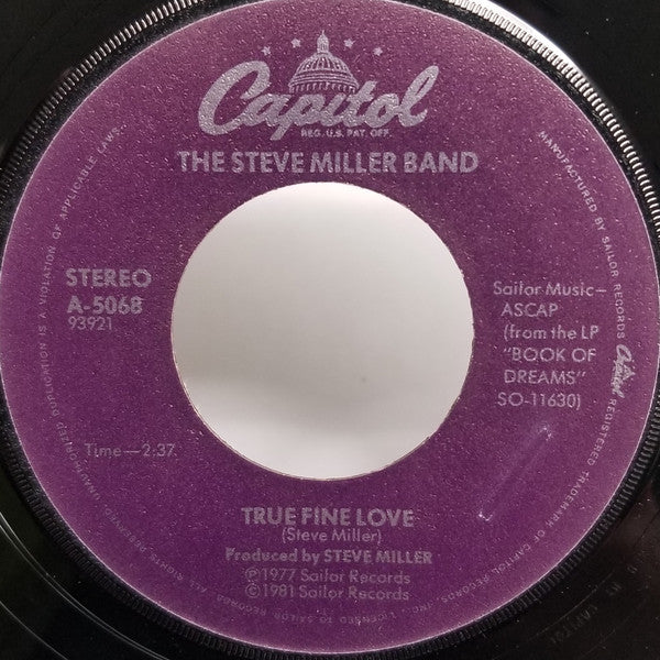 Steve Miller Band : Heart Like A Wheel (7", Win)