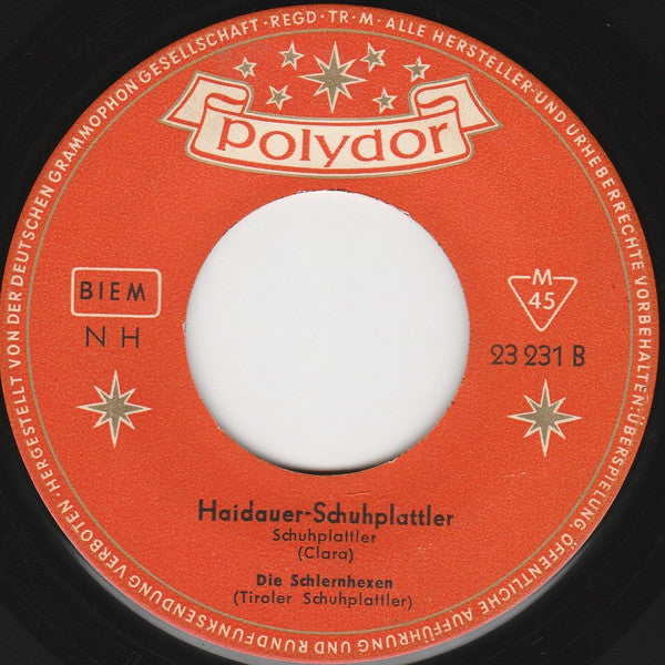 Südtiroler Volkstanzgruppe Schlernhexen : Bei Der Nacht, Wenn's Finster Wird (7", Single)