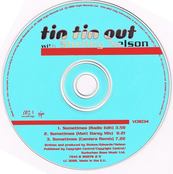 Tin Tin Out With Shelley Nelson : Sometimes (CD, Single)