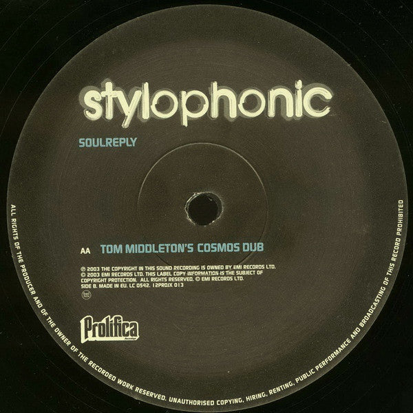 Stylophonic : Soul Reply (12", Promo)