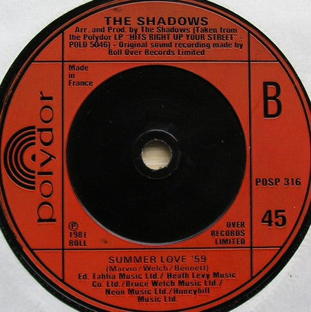 The Shadows : Telstar (7", Single, Inj)