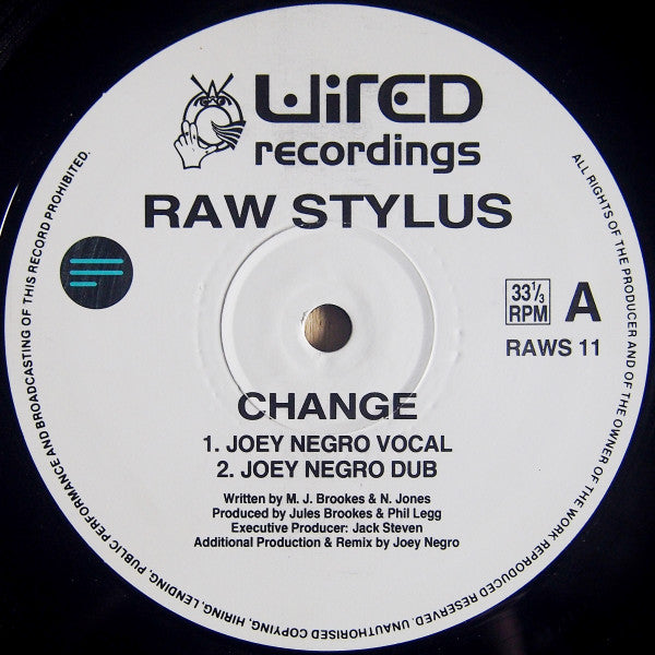 Raw Stylus : Change (12")