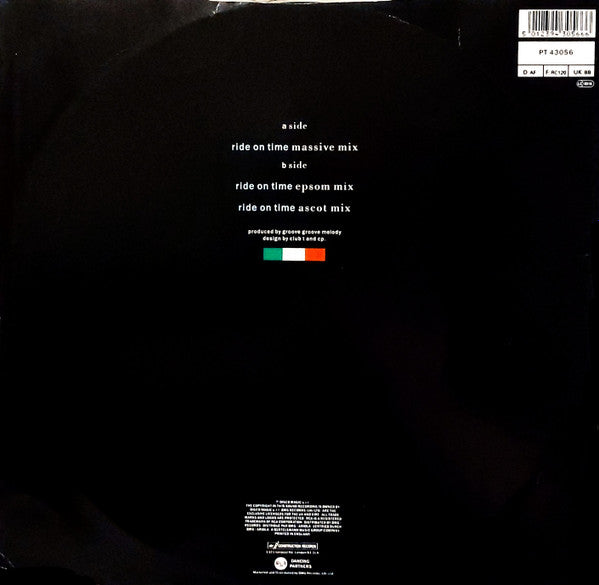Black Box : Ride On Time (12", Single)