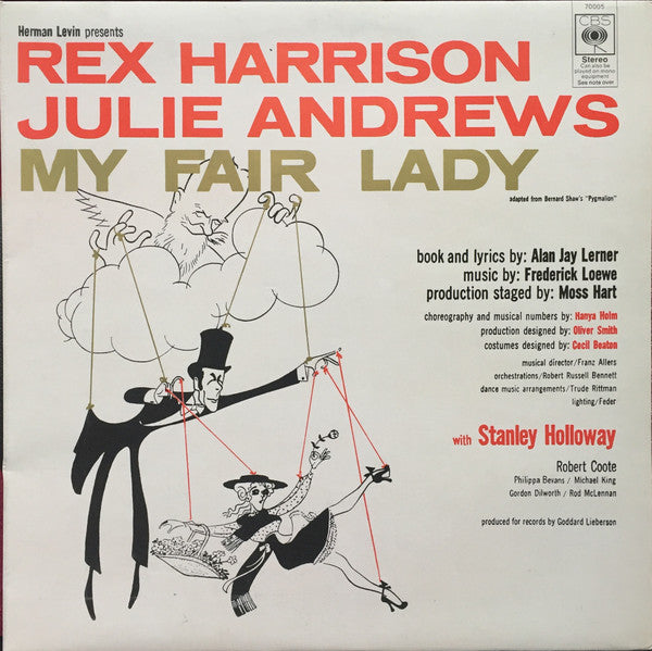 Rex Harrison And Julie Andrews With Stanley Holloway, Robert Coote, Betty Woolfe, Leonard Weir : My Fair Lady (LP, Album)