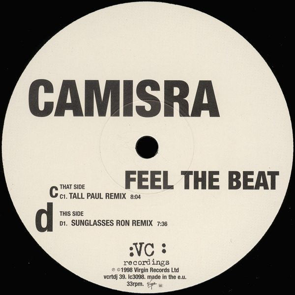 Camisra : Feel The Beat (2x12", Promo)