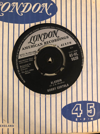 Bobby Curtola : Aladdin / I Don’t Want To Go On Without You (7")