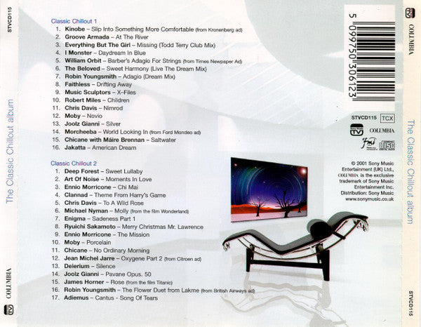 Various : The Classic Chillout Album (A Collection Of Classics For A Modern World) (2xCD, Album, Comp, P/Mixed)
