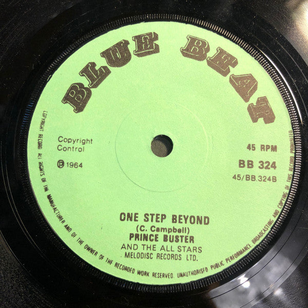 Prince Buster's All Stars : Al Capone (7", RP,  Gr)