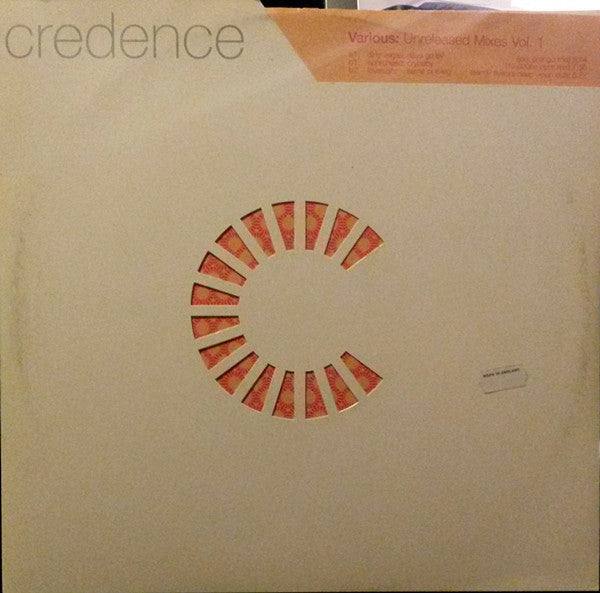 Various : Unreleased Mixes Vol. 1 (2x12")