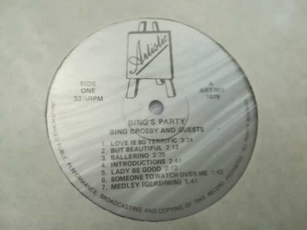 Bing Crosby : Bing's Party (LP)
