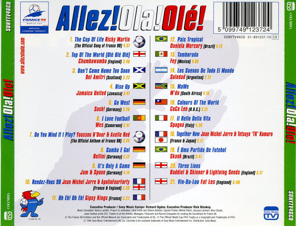 Various : Allez! Ola! Olé! (The Music Of The World Cup) (CD, Comp)