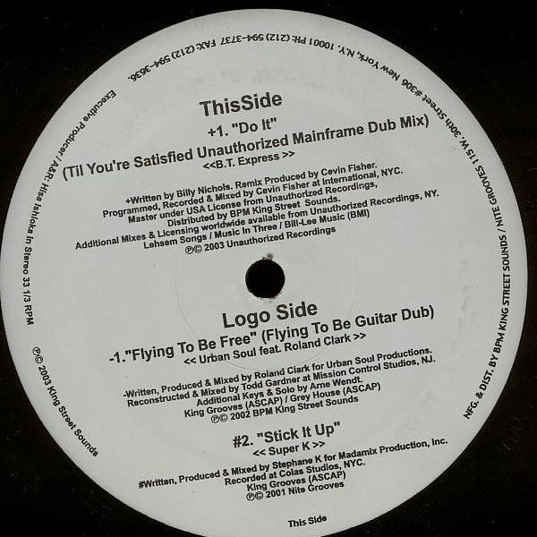 Cevin Fisher : Mix The Vibe: New York Resolution Part 2 (12", EP)